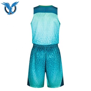 Uniforme de baloncesto con cuello en V, uniforme de baloncesto con logotipo personalizado impreso por sublimación - Product Image 4