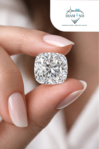 1.58ct Fancy Vivid Blue VS1 Cushion Cut Lab Grown Diamond CVD IGI Certified - Product Image 2