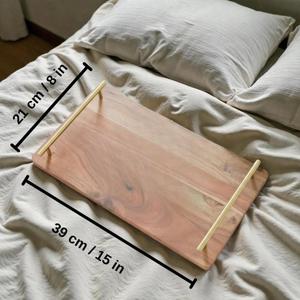 ถาดเสิร์ฟกาแฟไม้ – ถาดตกแต่งบ้านแบบสั่งทำพิเศษ - Product Image 5