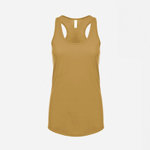 Women's Mustard <b>Yellow</b> Scoop Neck Knitted <b>Tank</b> <b>Top</b> Breathable Casual Sleeveless <b>Top</b> for Everyday Wear - Product Image 3