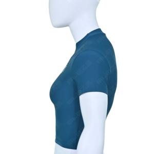 Ropa Deportiva para Mujer, Nuevo Estilo, Top Corto Ajustado de Moda, Color Sólido, Elástico, para Yoga y Gimnasio - Product Image 6
