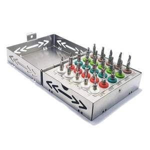 Kit de 25 Piezas de Brocas Dentales Cónicas Manuales de Acero con Tope, Juego de Instrumentos para Implantes, Certificado CE Clase I - Product Image 4