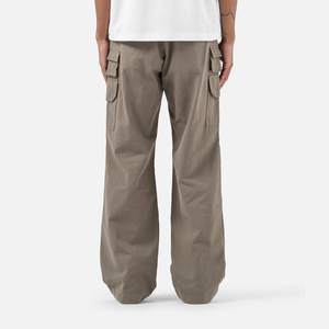 Pantalon cargo camouflage ample pour hommes grandes tailles, pantalon décontracté à jambe droite pour le printemps, l'automne, la randonnée - Product Image 5