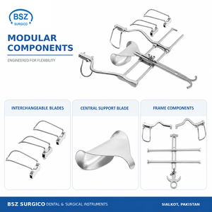 เครื่องมือผ่าตัด BSZ SURGICO รุ่น BSZ-BB-037 แบบ Central Blade Retractor ปรับความสูงได้ พร้อมคันโยกล็อคแน่นหนา ได้รับการรับรองมาตรฐาน CE รับประกัน 1 ปี - Product Image 4