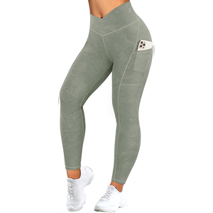 Leggings de Yoga Suaves como la Mantequilla para Mujer, Cintura Alta, Pantalones de Yoga Deportivos de Nailon, Fabricante de Leggings para Gimnasio y Fitness ODM - Product Image 1