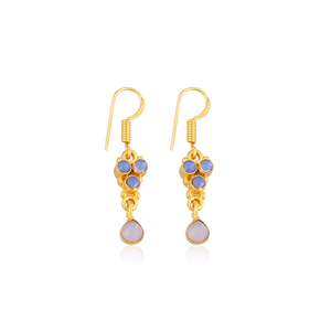 Elegant Opalite Gemstone <b>Earrings</b> Handmade Fashion Jewelry for Women - Product Image 1