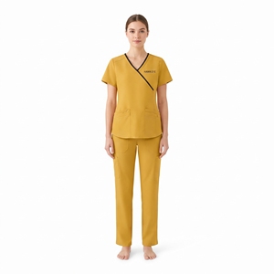Ensemble de blouses d'infirmière pour femmes, uniforme médical deux pièces, vêtements de travail pour le secteur de la santé, blouses d'infirmière d'hôpital, haut et pantalon - Product Image 6