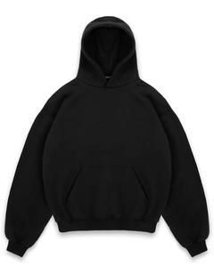Sweat à capuche décontracté en polaire de haute qualité, épais, avec logo personnalisé, pour hommes, coupe oversize, pull à capuche - Product Image 1