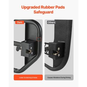 Porte Tubolari per Jeep a 4 Porte Stile Avventura con Cerniere Rinforzate e Chiusura OE, Copertura Tonneau per Jeep con Cuscinetti in Gomma - Product Image 4