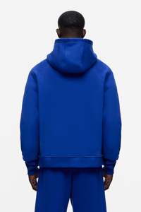 Wholesale Custom-<b>Navy</b> Hooded Men's Tracksuits Sets Fleece Sweatshirt Jogger Pants Custom Logo Casual Streetwear OEM Supplier USA - Product Image 4