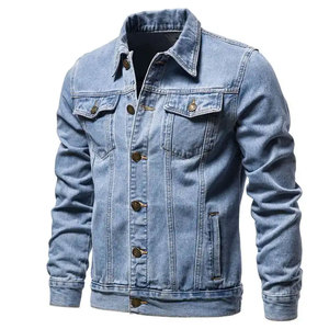 Fabricant de vêtements en gros, vestes en jean pour hommes, vestes en jean pour hommes sur mesure, couleur unie, en vente - Product Image 4