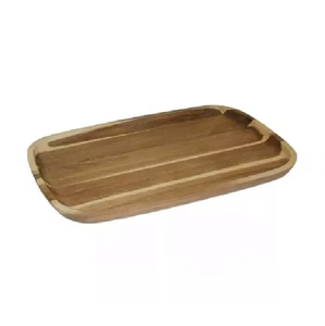 Plateau rond en bois à choix multiples, plateau de service alimentaire en bois, plateau de service alimentaire en bois à prix abordable pour vendeurs indiens, plateau de cuisine - Product Image 5