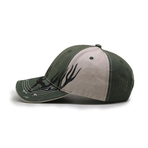 Stock 5 Panel Structured <b>Baseball</b> <b>Cap</b> Diagonal Cotton Weave Custom Logo Two Tone Quick Shipment - Product Image 6