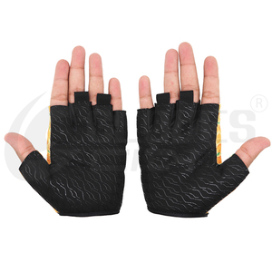 High Class Yellow Sublimation Women's Exercise Neoprene Weight Lifting Gloves High Gym Durable GLOVES City Body Building Gloves - Product Image 2