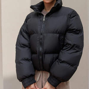 Chaqueta Acolchada Estándar con Capucha y Cierre para Mujer/Niña, Mangas Largas, Resistente al Viento, Transpirable, Ecológica, Invierno, OEM - Product Image 4