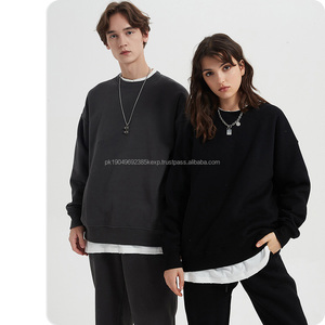Custom OEMODM 7GG Computer Knitted Pullover Sweater Pure Cotton <b>Cashmere</b> Letters Crew Neck Grey Black Sweater For Men - Product Image 5