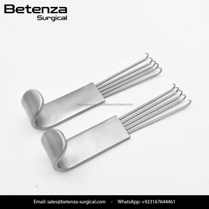 Anderson Bear Claw Retractor <b>Hook</b> 12cm Single Set Stainless Steel <b>Plastic</b> General Surgery - Product Image 5