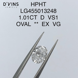 Diamantes Cultivados en Laboratorio HPHT CVD de D'vins Jewels, Corte Ovalado, Color D, 0.5ct, 1ct, 1.5ct, 2ct, 3ct, para Joyería - Product Image 4