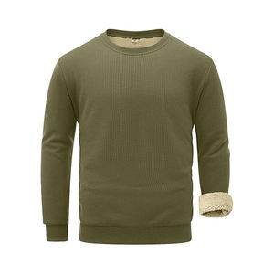 เสื้อสเวตเชิ้ตถักลายแจ็คการ์ดบุผ้ากันหนาวสำหรับผู้ชาย ผลิตจากโพลีเอสเตอร์รีไซเคิล เป็นมิตรต่อสิ่งแวดล้อม คอสูง ซิปยาว - Product Image 4