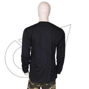 เสื้อยืดคอกลมแขนสั้นผู้ชาย ดีไซน์เฉพาะตัว แห้งเร็ว เป็นมิตรกับสิ่งแวดล้อม ผ้าโพลีเอสเตอร์/คอตตอน ยับยาก พิมพ์โลโก้ด้านหน้า ทรงปกติ - Product Image 2