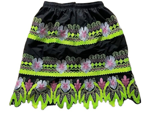 Fabrication professionnelle, vente en gros, nouvelle collection de jupes brodées, jupe de soirée taille haute, jupes brodées en coton de haute qualité - Product Image 1