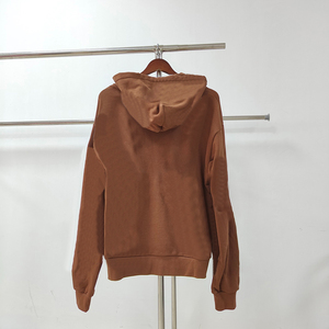 เสื้อฮู้ดดี้ผู้ชาย ผ้าฝ้าย 100% หนัก 420 กรัม ผ้าฟลีซ ทรงโอเวอร์ไซส์ พิมพ์ลาย ถักทอ ป้องกันรอยยับ สั่งทำได้ - Product Image 2