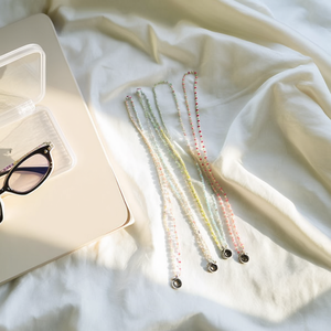 Z Brand Eyeglasses Chain 70Cm <b>Steel</b> <b>Ball</b> Triple Strand With Small Beads For Glasses Case - Product Image 3