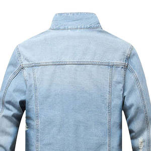 Veste en jean délavé légère pour homme - Style vintage, séchage rapide, respirante, haute qualité, douce, durable, streetwear - Product Image 4