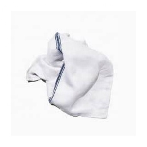 Bordure blanche unie brodée meilleure vente de torchons haut de gamme personnalisables de haute qualité, confortables et absorbant l'eau - Product Image 1