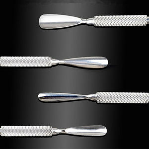 Pousse-cuticules en acier inoxydable durable pour le nettoyage des cuticules, la manucure, la pédicure, les soins des ongles, la préparation des ongles et l'élimination des peaux mortes - Product Image 6