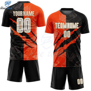 Conjunto de Uniforme de Fútbol Sublimado con Estampado Personalizado para Hombre, Pantalones Cortos Transpirables de Secado Rápido, Tallas Grandes - Product Image 3