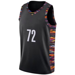 Maillot de basketball personnalisé par sublimation, respirant, grande taille, antibactérien, séchage rapide, unisexe, 100 % polyester, devant - Product Image 4