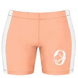 Peach Football Shorts Athletic Uniform Shorts Team Training Wear Custom <b>Sports</b> <b>Apparel</b> Performance Clothing - Product Image 1