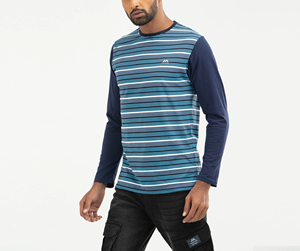 เสื้อยืดคอกลมแขนสั้นผ้าฝ้าย 100% ระบายอากาศได้ดี พิมพ์ลายกราฟิกตามสั่ง OEM/ODM โลโก้สีตัดกัน สำหรับผู้ชาย - Product Image 2