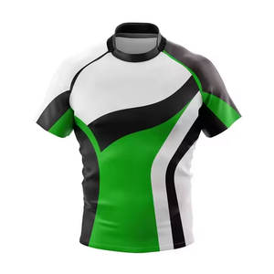 ชุดกีฬารักบี้คุณภาพสูงแบบซับลิเมชั่นสั่งทำพิเศษ ระบายอากาศได้ดี ไซส์พลัส ชุดยูนิเซ็กซ์ รับผลิตแบบ OEM พร้อมเสื้อรักบี้สั่งทำ - Product Image 1