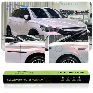 Gradient Pink Changing Vinyl Full Body Wrapping Color Change Rolls Anti Scratch Chameleon Photochromic Car Films - Product Image 1