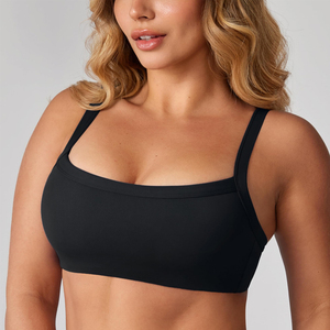 Soutien-gorge de sport à maintien élevé et bretelles réglables pour femmes, qualité supérieure, impression de logo personnalisée, faible MOQ - Product Image 1