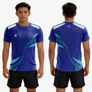 Drop Shipping 7 Days Turnaround Sports <b>Tshirt</b> Custom Tees Sublimation Printing Shirts Breathable Fabric Quick Dry Tees - Product Image 4