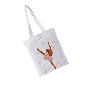 Printed Custom Logo And Color Cotton Tote <b>Bag</b> Eco Friendly Washable Adjustable Modern Style Handles Promotional - Product Image 3