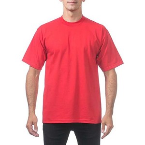 Camisetas Rojas Formales de Cuello Redondo para Hombre, Manga Corta, 100% Algodón, Tejido Transpirable, Corte Holgado, con Patrón de Letras Bordadas - Product Image 5