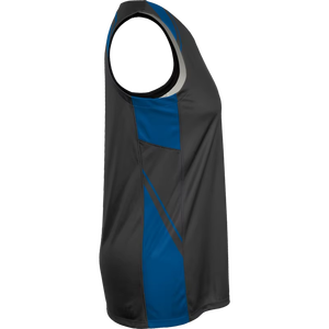 Camiseta Deportiva sin Mangas con Cuello en V para Mujer, Absorbente de Humedad, Ajustada, de Poliéster, para Todas las Temporadas, Color Sólido - Product Image 2