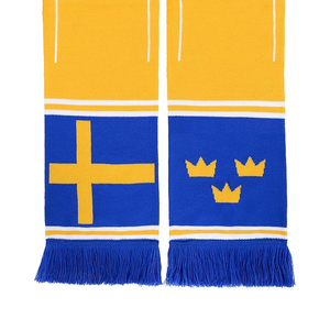 Acrylic Winter Fan Scarf Wholesale Custom Logo Knitted Sports <b>Banners</b> for Hockey Football Soccer High Quality - Product Image 6