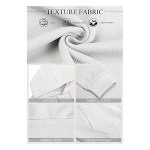 Customizable Polyester Cotton Winter <b>Tech</b> Sporty Blank Soft Breathable French Terry Light Weight Unisex Pullover Hoodie - Product Image 2