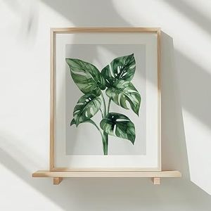 Cadre photo rectangulaire en bois massif vintage moderne fait à la main, décoration murale et d'intérieur - Product Image 3