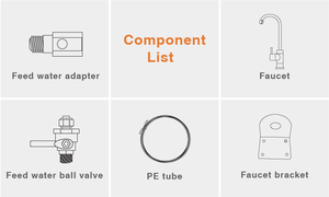 Purificateur d'eau commercial par osmose inverse avec débit de 100 GPD - Product Image 5