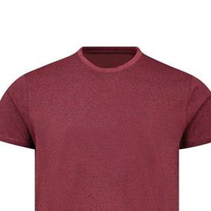 เสื้อยืดลำลองผู้ชายสำหรับฤดูร้อน ผ้าโพลีเอสเตอร์/คอตตอน กันยับ ระบายอากาศ แห้งเร็ว สีพื้น แขนสั้น - Product Image 2