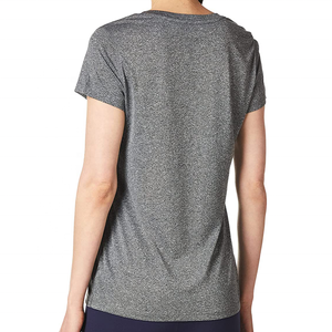 Camiseta de Verano Personalizada para Mujer, Informal, con Logotipo, de Poliéster/Algodón, Antiarrugas, Cuello en V, Manga Corta, Diseño Nuevo 2026 - Product Image 2