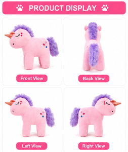 Peluche de unicornio, lindo unicornio de peluche, unicornio kawaii, juguete suave para niños, regalo para bebés, regalo de cumpleaños, peluche para abrazar, juguete para la habitación infantil - Product Image 3