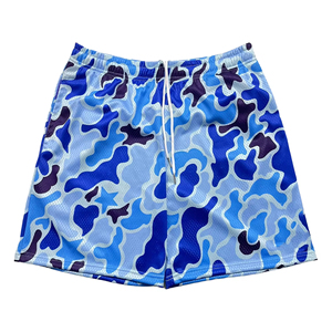 Pantalones Cortos de Baloncesto Personalizados de Malla de Camuflaje para Hombre y Jóvenes, Sublimados con Impresión Completa, de Poliéster, de Alta Calidad, Fabricados a Medida - Product Image 1