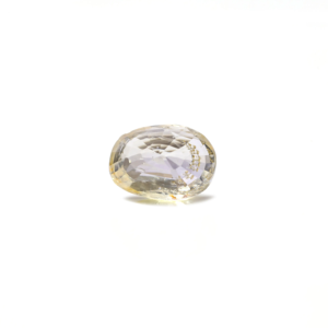 Alexandrite Oval Cut Loose Gemstone 3.65 Carat Yellow Sapphire for Fine Jewelry - Product Image 2